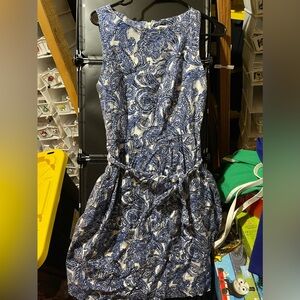 Anna Klein Blue Dress with pocket